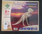 Tyrannosaurus (2x) en velociraptor, hout, bouwpakketje,p.st., Ophalen of Verzenden, Nieuw, Materiaal