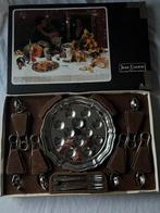 Vintage Jean Couzon escargot set in originele doos, Huis en Inrichting, Ophalen, Overige materialen, Overige stijlen, Schaal of Schalen