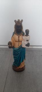 Zwarte Madonna van Oropa 27 cm hoog stenen beeld, Antiek en Kunst, Ophalen