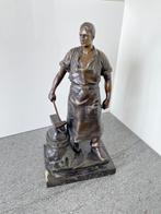 Ferd Frick ,Bronzen beeld van een Smid, Ophalen of Verzenden