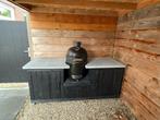 Buitenkeuken gemaakt van zwarte vuren thermo wood., Tuin en Terras, Buitenkeukens, Ophalen of Verzenden, Nieuw, Houtskool