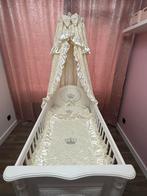 Prachtige babykamer barok prinsessenstijl bed kast commode, Ophalen of Verzenden, Zo goed als nieuw, Meisje