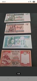 4 biljetten uit Azië alleen UNC, Postzegels en Munten, Bankbiljetten | Azië, Ophalen of Verzenden