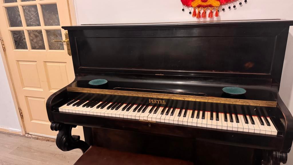 Piano, Muziek en Instrumenten, Piano's, Ophalen, Gebruikt, Zwart, Piano