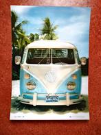 Prachtige 3D poster van Volkswagen Busje VW Bus, Ophalen of Verzenden, Zo goed als nieuw, Auto's