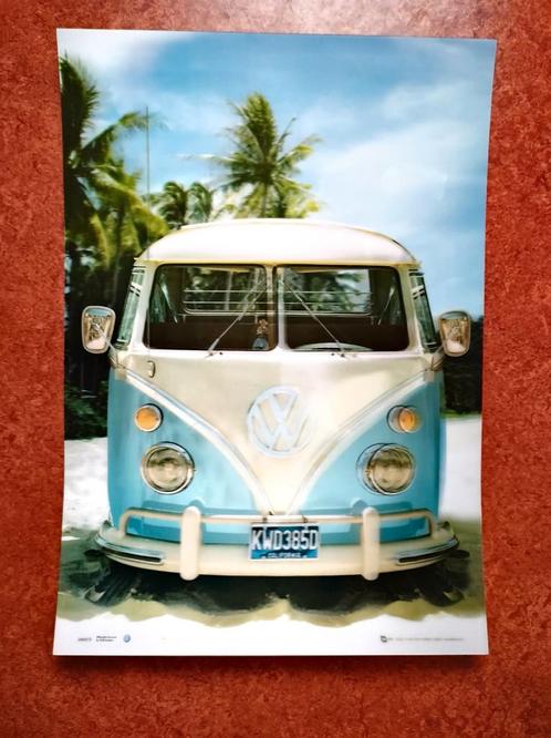 Prachtige 3D poster van Volkswagen Busje VW Bus, Verzamelen, Automerken, Motoren en Formule 1, Zo goed als nieuw, Auto's, Ophalen of Verzenden