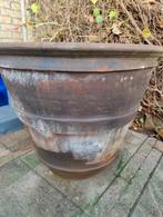 Mooie rustikale grote Plantenpot, tuin pot, buitenpot, Ophalen, Gebruikt, 40 cm of meer, Rond