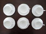 Opruiming koffieservies porselein 6-delig, Ophalen, Zo goed als nieuw, Effen, Kop(pen) en/of Schotel(s)