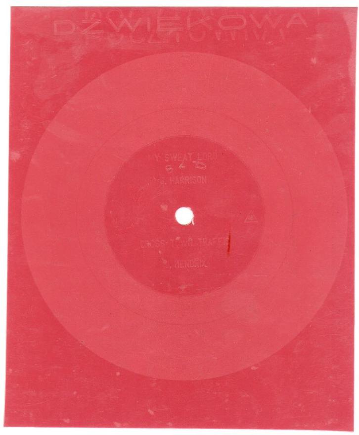 7 gekleurde flexi single kaarten Polen Jimi Hendrix Free, Cd's en Dvd's, Vinyl Singles, Gebruikt, Single, Pop, Overige formaten