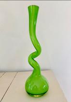 Normann Copenhagen Swing glazen vaas met gedraaide vorm, Ophalen, Minder dan 50 cm, Groen, Glas