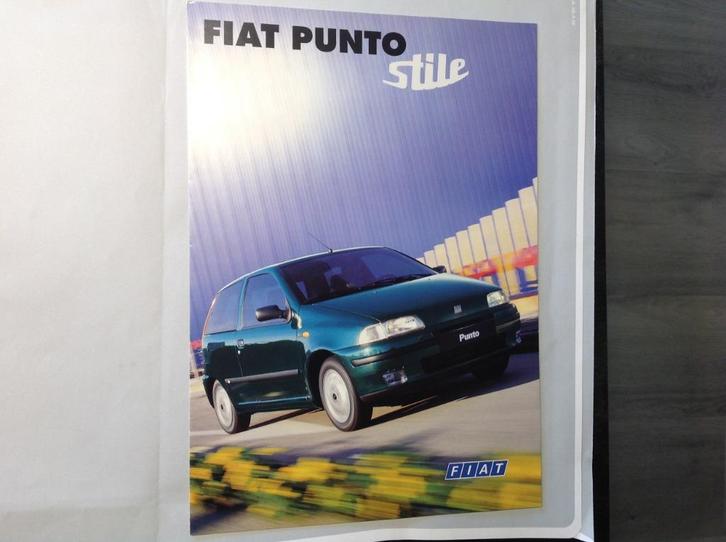 Fiat Punto Stile folder NED 4 blz maart 1998, Boeken, Auto's | Folders en Tijdschriften, Nieuw, Overige merken, Ophalen of Verzenden