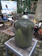Wijn/gistings fles in malienkolder, Antiek en Kunst, Ophalen
