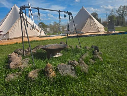 Glamping tipitentjes in Echteld, Vakantie, Campings