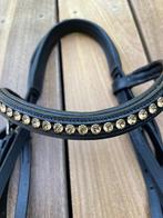 Chique BR hoofdstel Cheshunt zwart Full, Dieren en Toebehoren, Paarden en Pony's | Hoofdstellen en Tuigage, Ophalen of Verzenden
