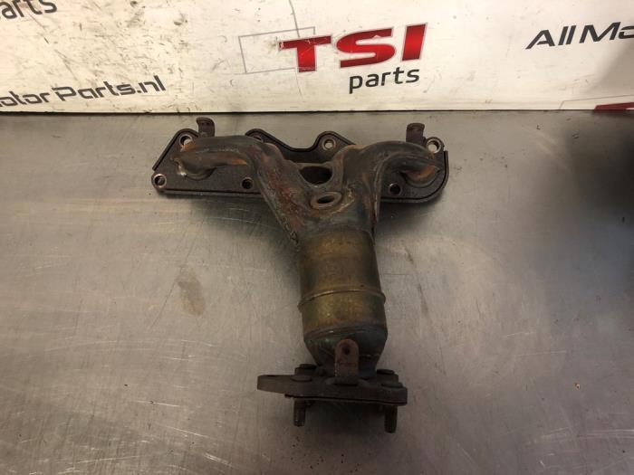 Uitlaatspruitstuk + katalysator van een Volkswagen Lupo, Auto-onderdelen, Uitlaatsystemen, Volkswagen, Gebruikt, 3 maanden garantie