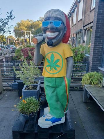 Xl + 1.50 mtr vintage bob marley rastaman beeld  beschikbaar voor biedingen