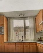 2x cremewit dezelfde vitrages met lussen. H155 x B78 cm., Ophalen of Verzenden, Zo goed als nieuw, 50 tot 100 cm, Minder dan 100 cm