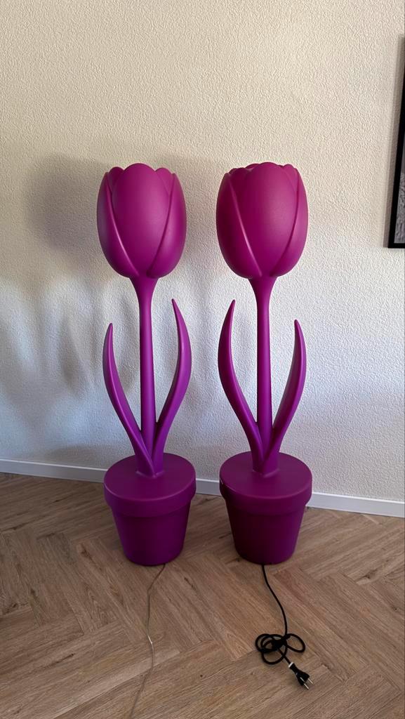 2x Myyour Tulpenlampen XL 150cm Design, Huis en Inrichting, Lampen | Vloerlampen, Gebruikt, 100 tot 150 cm, Kunststof, Ophalen