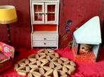 Vintage Lundby hoek open haard, Ophalen of Verzenden, Gebruikt, Poppenhuis