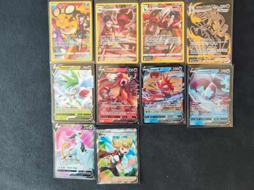 10 Pokémon Kaarten Brilliant Stars – TG, V, Full Art, Hobby en Vrije tijd, Verzamelkaartspellen | Pokémon, Zo goed als nieuw, Meerdere kaarten