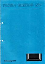K.N.S.M. - Jaarverslag 1977 KNSM Group N.V, Verzamelen, Scheepvaart, Ophalen, Gebruikt, Boek of Tijdschrift