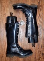 YELLOW CAB - zwart leren Rotor laarzen - maat 36, Kleding | Dames, Schoenen, Hoge laarzen, Zwart, Nieuw, Ophalen of Verzenden