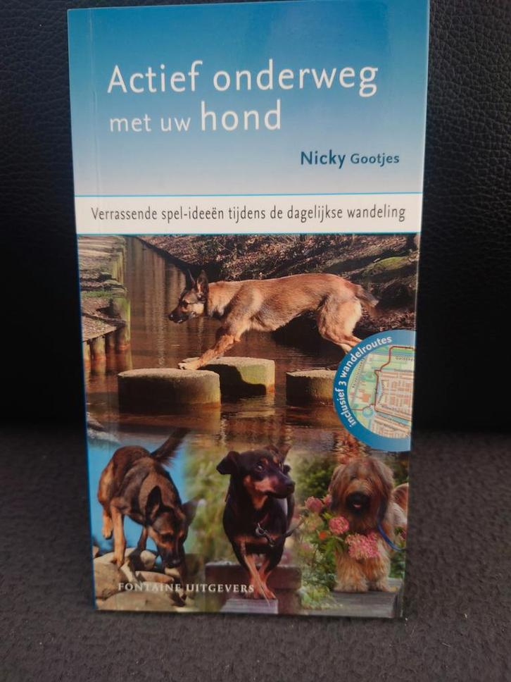 Actief onderweg met uw hond - Nicky Gootjes, Boeken, Dieren en Huisdieren, Zo goed als nieuw, Honden, Ophalen of Verzenden