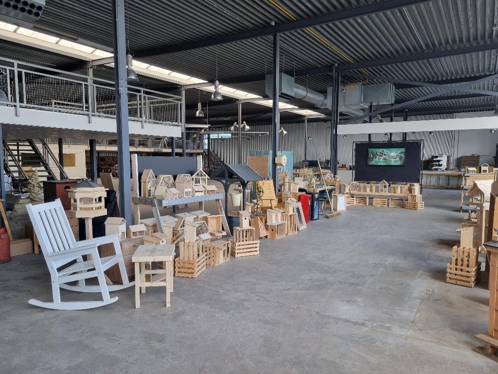 Diverse houtgemaakte producten - fietsen e.d. - LOODS66B, Tuin en Terras, Tuinwanddecoratie, Ophalen