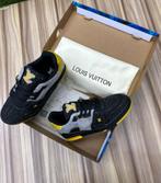 Louis Vuitton men’s sneakers – size 45 – black/yellow, Ophalen of Verzenden, Zo goed als nieuw, Zwart