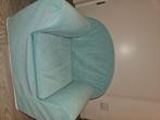 Kinderstoel - ribstof turquoise, Ophalen of Verzenden, Zo goed als nieuw, Overige typen