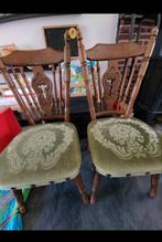 2 antiek groen met houten stoelen, Ophalen