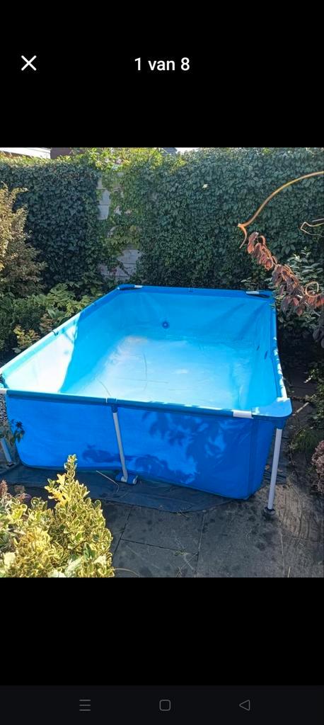 Zwembad bestway met pomp, Tuin en Terras, Zwembaden, Gebruikt, Opzetzwembad, Minder dan 80 cm, 200 tot 400 cm, Minder dan 200 cm