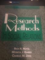 Research Methods in social relations, Boeken, Ophalen of Verzenden, Alpha, Gelezen, WO