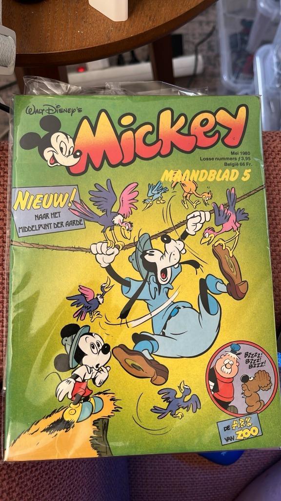 Mickey Maandblad 5 - 1980, Boeken, Stripboeken, Gelezen, Eén stripboek, Ophalen of Verzenden