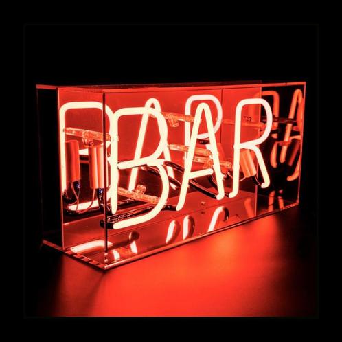 BAR neon verlichting lamp (rood), Huis en Inrichting, Lampen | Tafellampen, Nieuw, Minder dan 50 cm, Ophalen of Verzenden