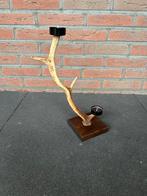 Geweikandelaar.gewei.edelhert.damhert.geweien.Veluwe, Ophalen of Verzenden, Zo goed als nieuw, Overige materialen, Minder dan 25 cm