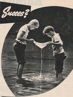 Retro reclame 1954 Kodak jongetjes aan het vissen, Verzenden, Overige typen