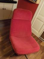 Te koop rode fauteuil, Huis en Inrichting, Ophalen, Gebruikt, 100 tot 125 cm, Stof
