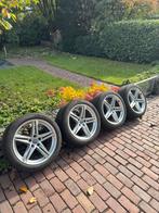 Originele Audi S-Line Velgen + Winterbanden, Auto-onderdelen, Banden en Velgen, Ophalen, 18 inch, 245 mm, Banden en Velgen