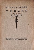 Verzen van Agatha Seger - 1926, Gelezen, Ophalen of Verzenden, Agatha Seger, Eén auteur