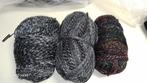 3x Hobbii Fantasy jumbo zwart/grijs/gekleurd 100%acryl, Breien of Haken, Wol of Garen, Verzenden