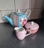 Pip Studio Theepot, Melkkan en Suikerpot, Overige typen, Ophalen of Verzenden, Zo goed als nieuw, Overige stijlen