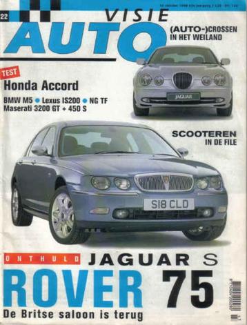 Autovisie 22 1998 : Lexus IS200 - BMW M5 - New Mini - Honda