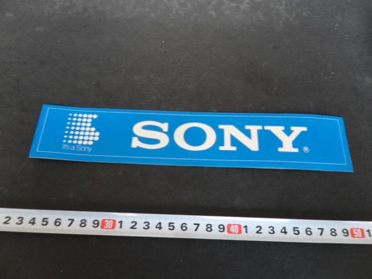 sticker SONY  *, Verzamelen, Stickers, Zo goed als nieuw, Ophalen