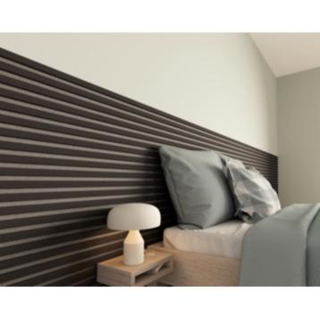 Lattenwand Decowall Acoustic zwart 260x30cm,2 stuks  beschikbaar voor biedingen