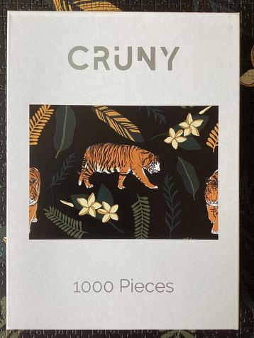 Cruny tijger puzzel 1000 stukjes, compleet en als nieuw