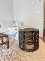 Manou bijzettafel rotan side table vintage, Huis en Inrichting, Overige materialen, Minder dan 55 cm, Zo goed als nieuw, Ophalen