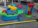 Strand speelset boot en auto, zgan, Ophalen of Verzenden, Zo goed als nieuw