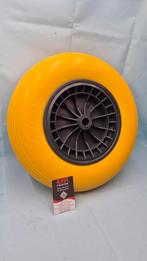 Anti-lek Kruiwagenwiel 4.00-8 PU Geel - Nooit meer lek!, ., Nieuw, Rima Trading, Ophalen of Verzenden