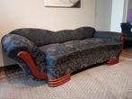 art deco sofa blauw, Ophalen, Hout, Gebruikt, Art deco